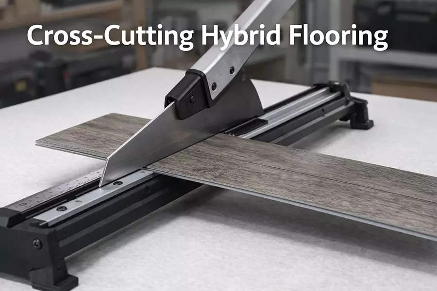 How to Cut Hybrid Flooring-Cross Cutting Hybrid Flooring-TFC